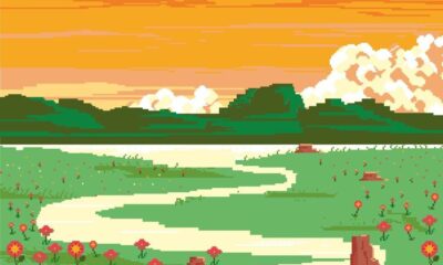 Up on Melancholy Hill Pixel Art GIF